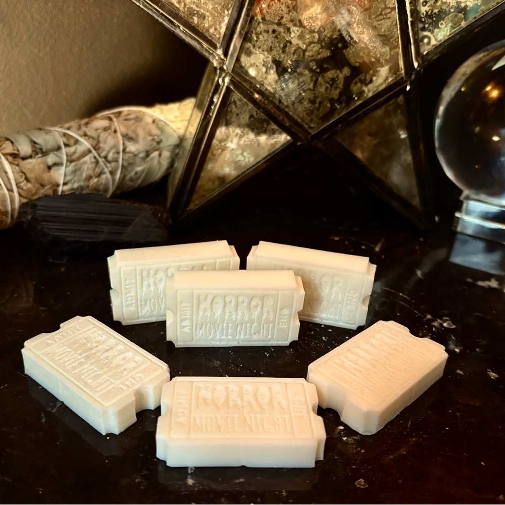 Horror Movie Ticket wax melts